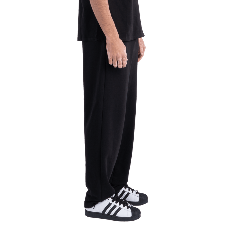 Fitsole Black Wide Leg Sweatpants