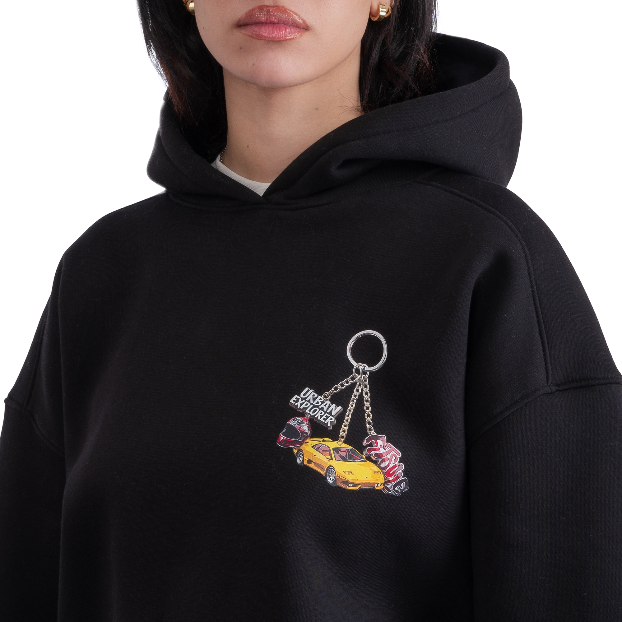 Key Chain Black Hoodie