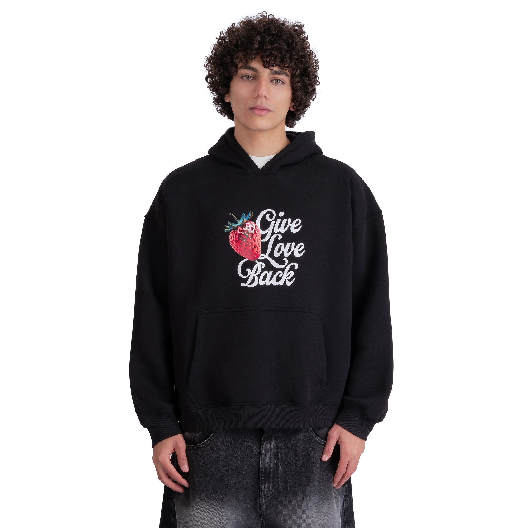 Give Love Back Black Hoodie