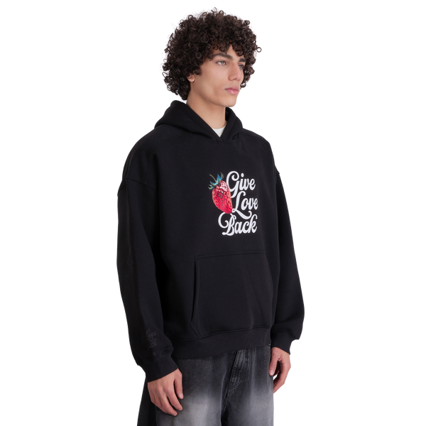 Give Love Back Black Hoodie