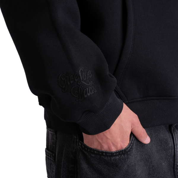 Give Love Back Black Hoodie