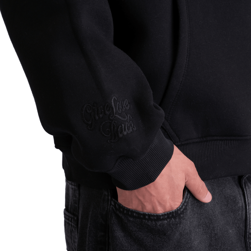 Give Love Back Black Hoodie
