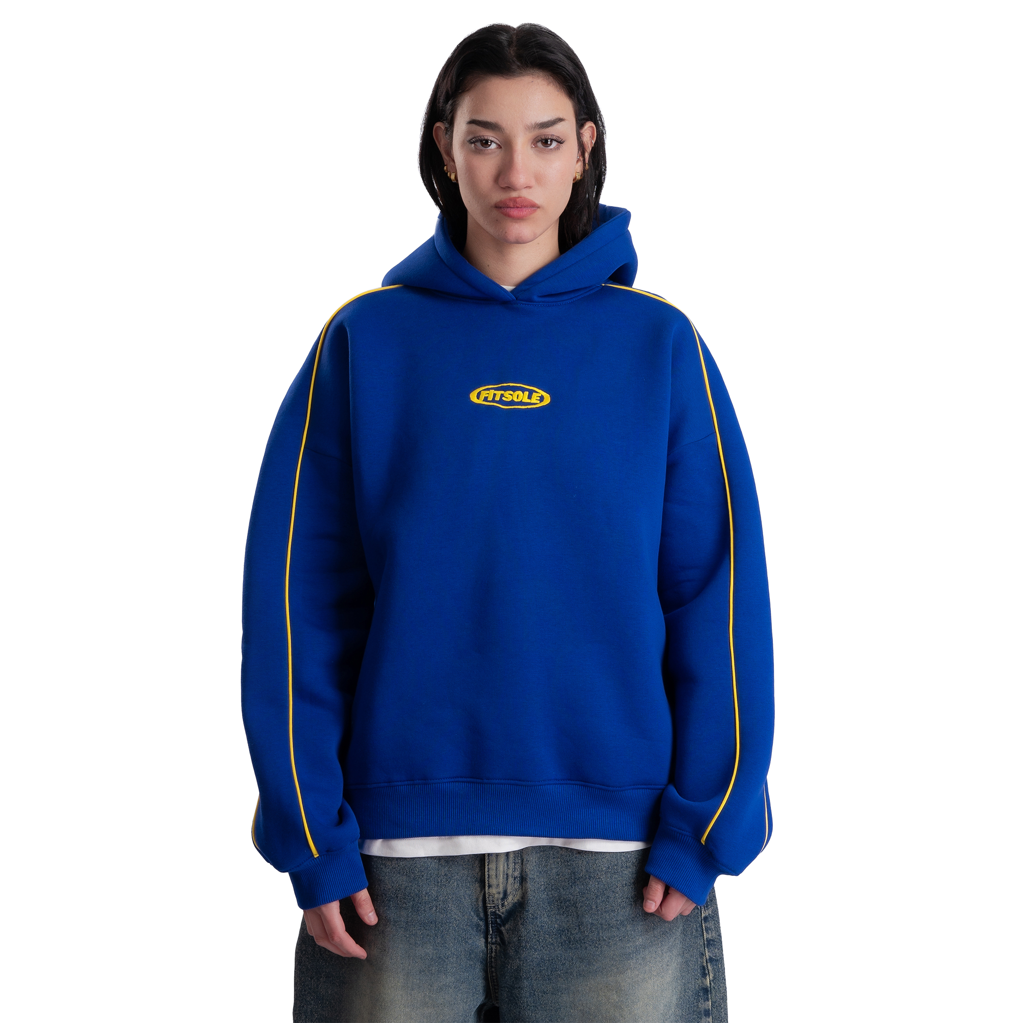 Y2k Blue Hoodie