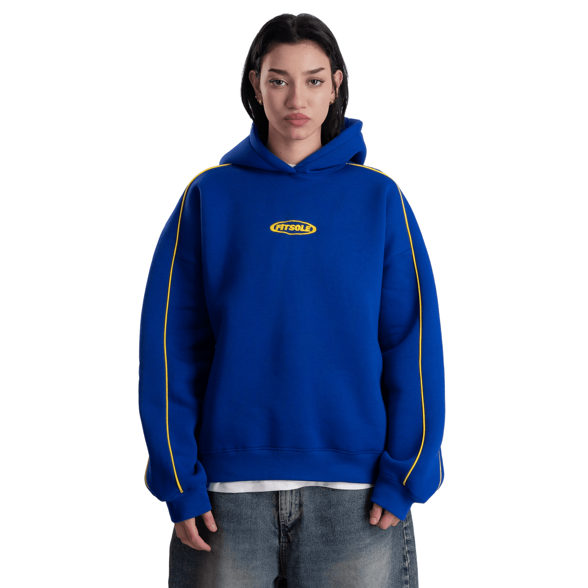Y2k Blue Hoodie