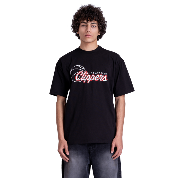 Clippers  Front Printed Black Tee