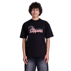 Clippers  Front Printed Black Tee