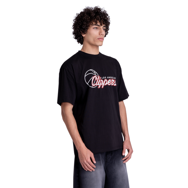 Clippers  Front Printed Black Tee