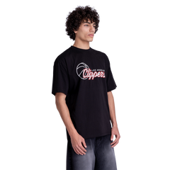 Clippers  Front Printed Black Tee