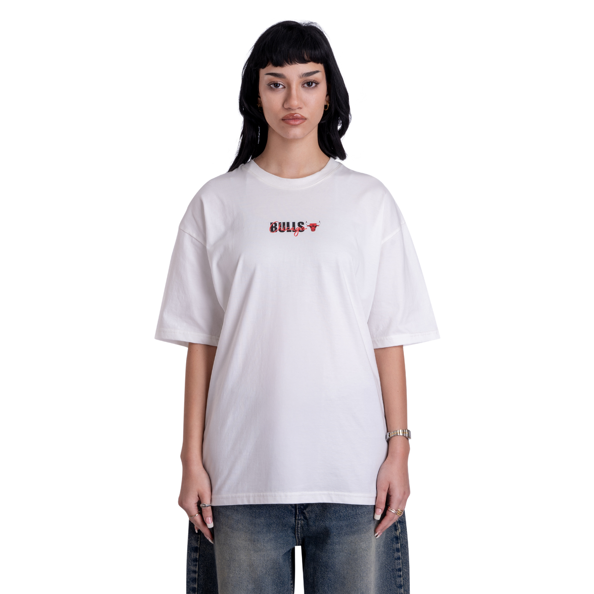 Bulls Front Print Tee