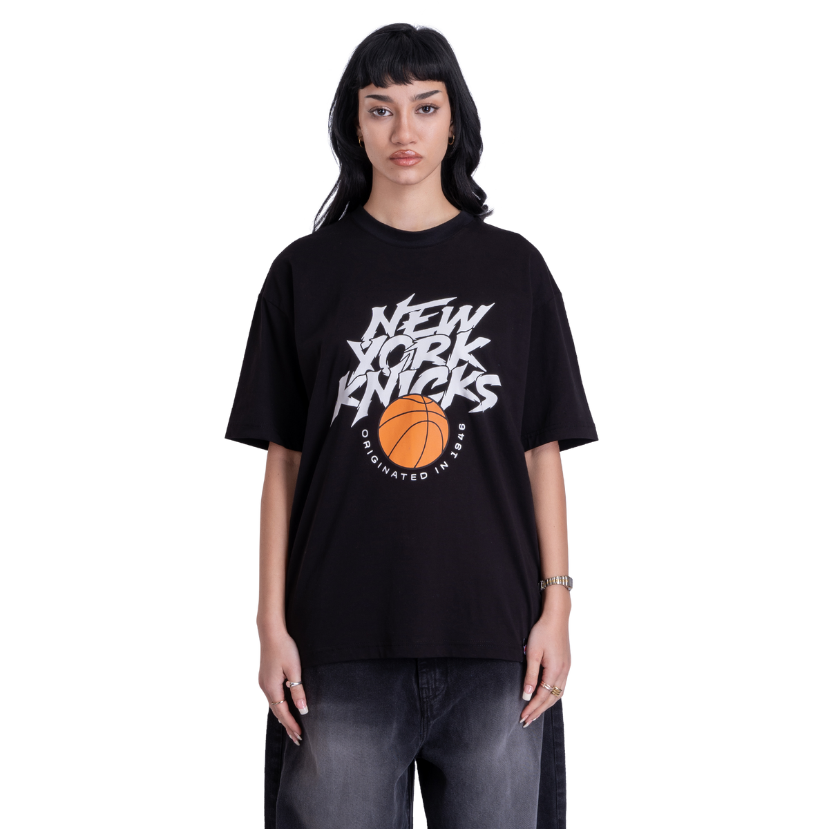 KNICKS Front Print Tee