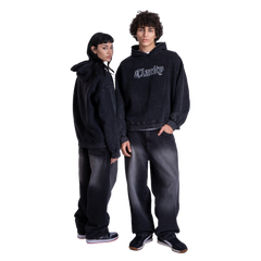 Fitsole Stone Wash Black Pants