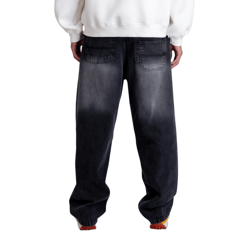 Fitsole Stone Wash Black Pants