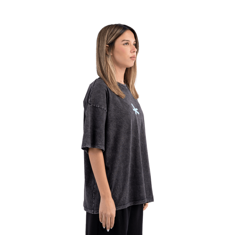 Pew Pew- Washed black Tee