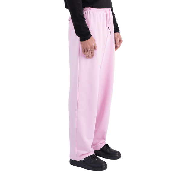 Fitsole Pink Wide Leg Sweatpants