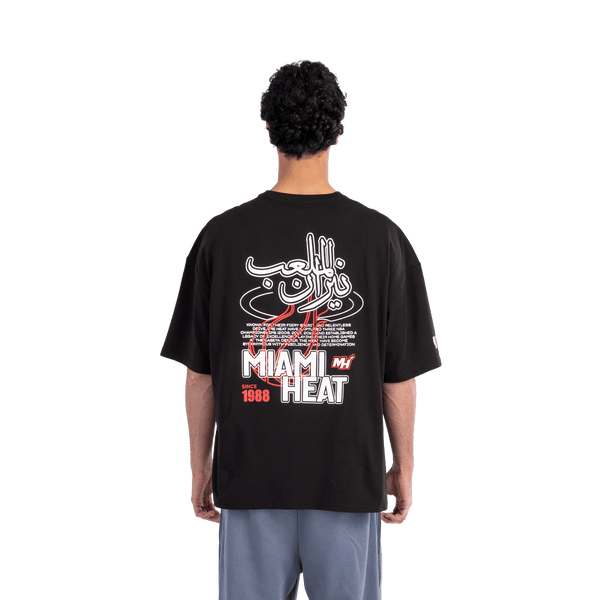 Miami heat court flames t-shirt