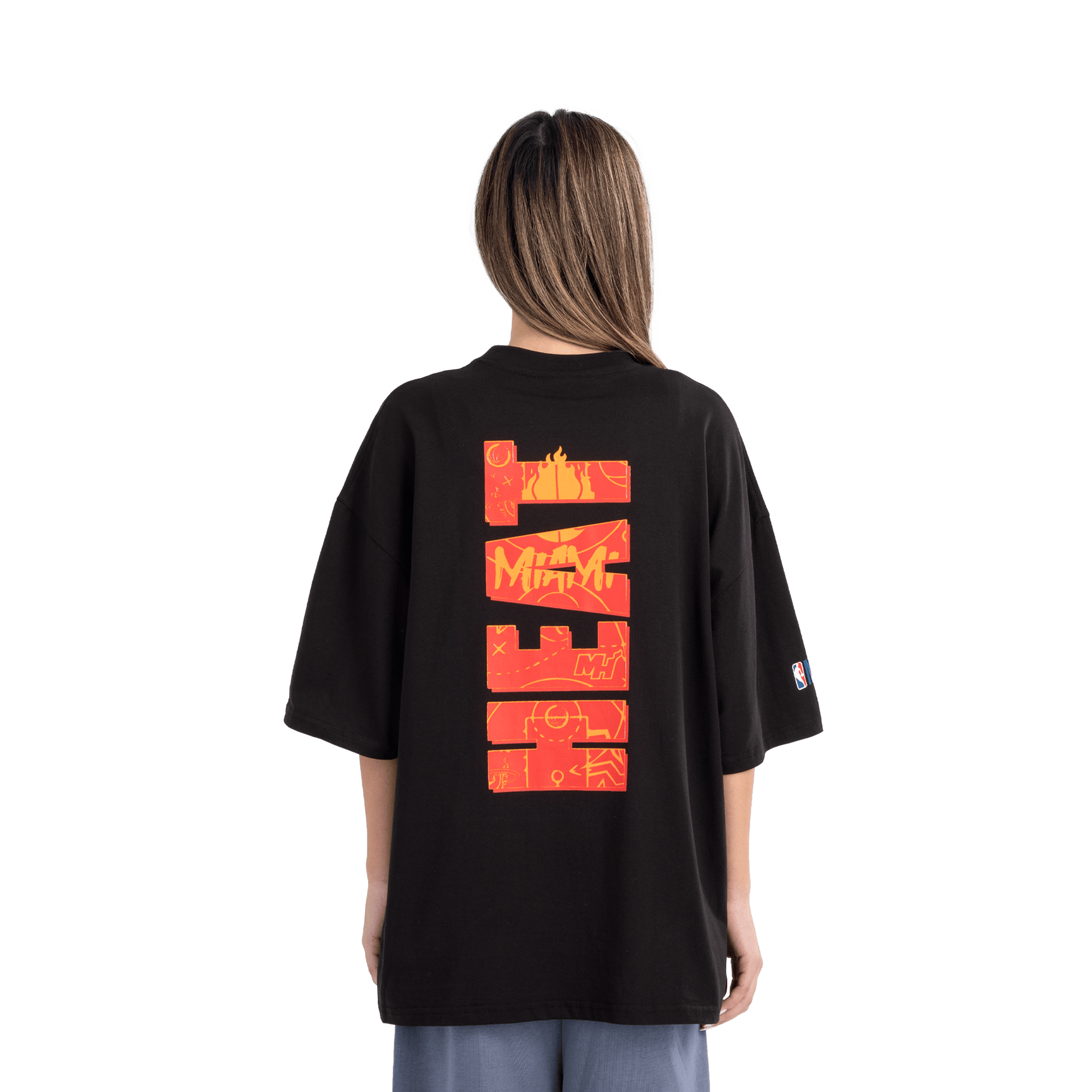 Miami Heat  bold ballers logo t-shirt