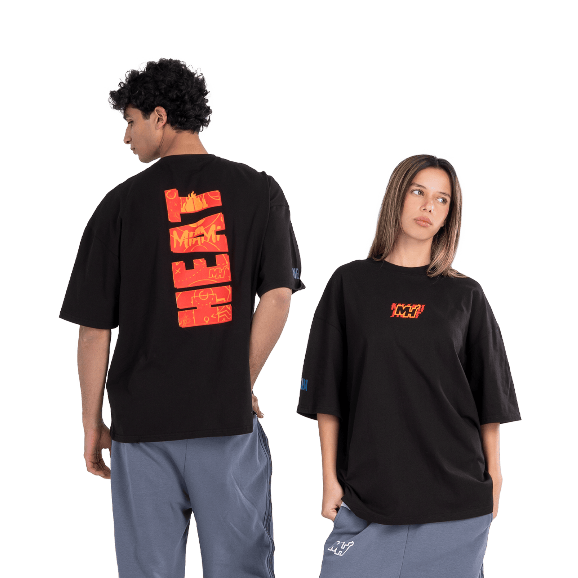 Miami Heat  bold ballers logo t-shirt