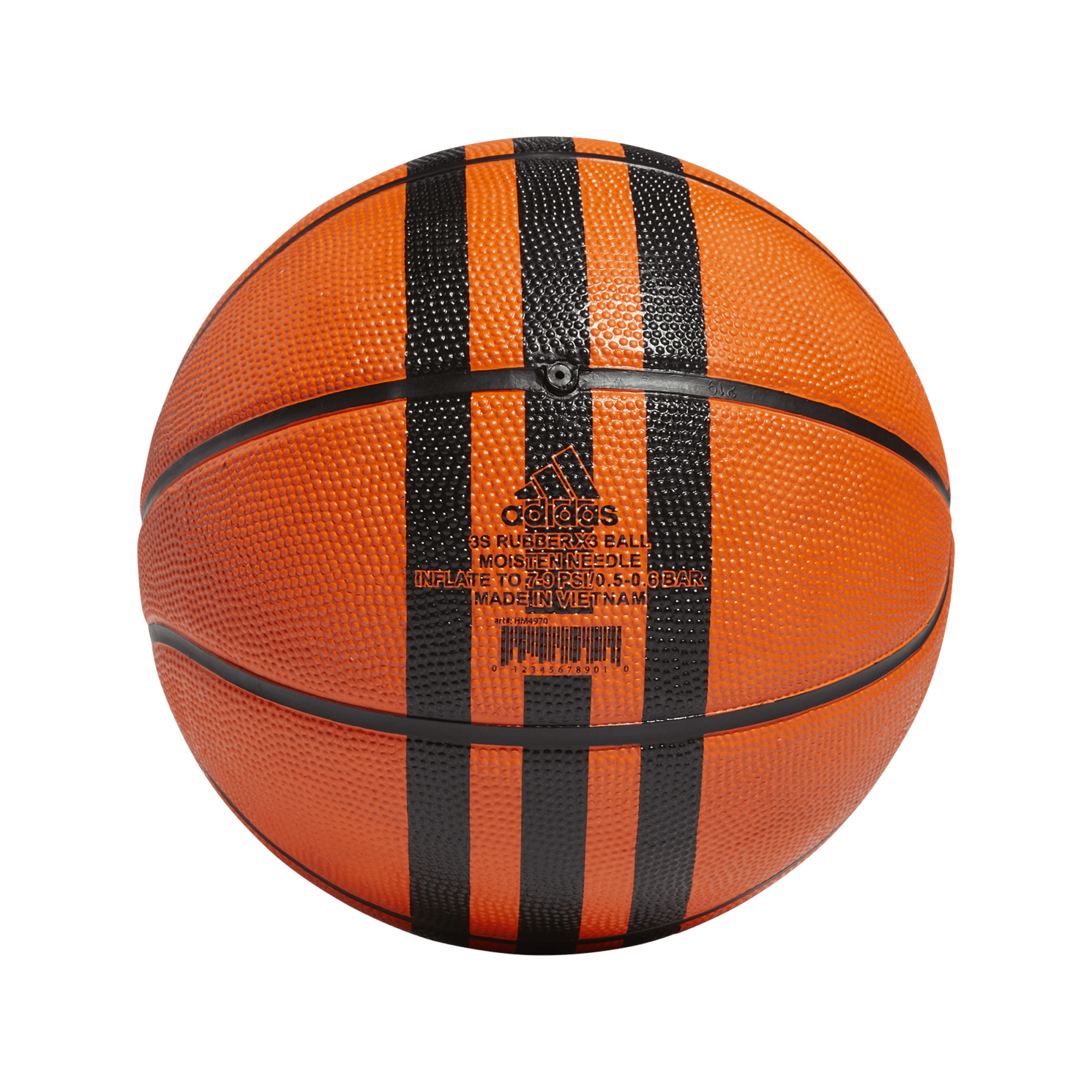 3-Stripes Rubber X3 Basketball