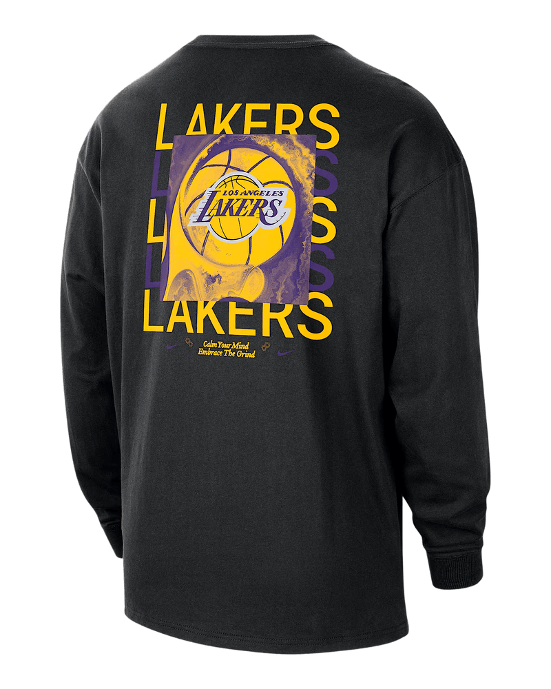 Nike NBA Los Angeles Lakers Max90 Long Sleeve T-Shirt – Men's