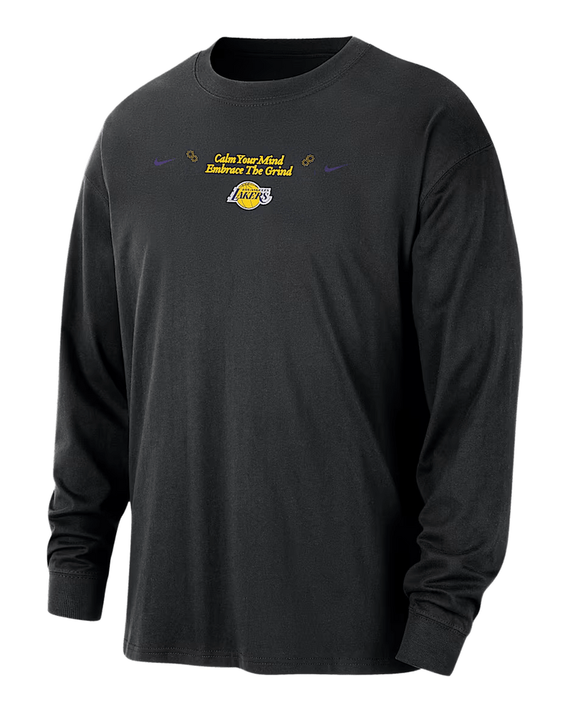 Nike NBA Los Angeles Lakers Max90 Long Sleeve T-Shirt – Men's