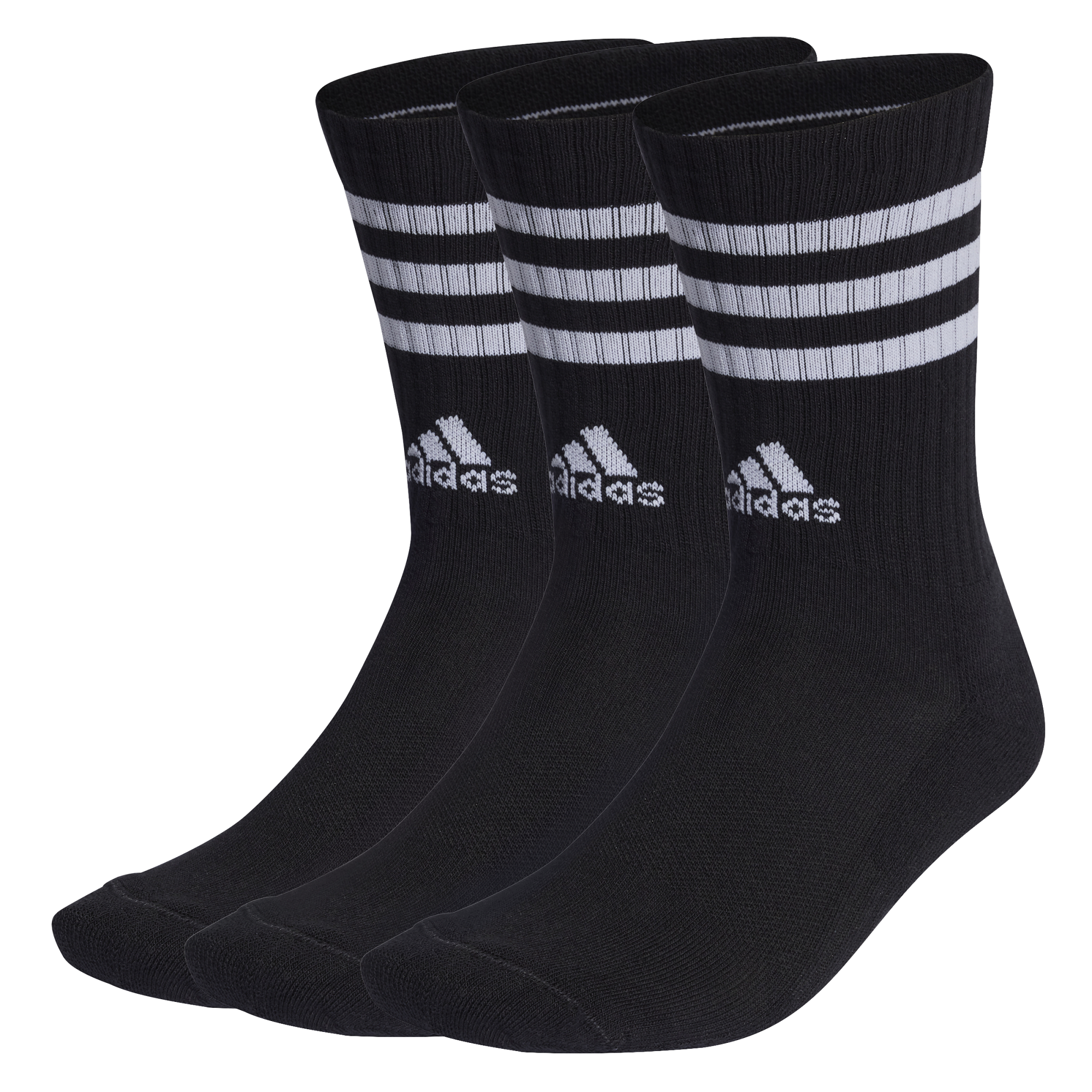 3-Stripes Cushioned Crew Socks 3 Pairs