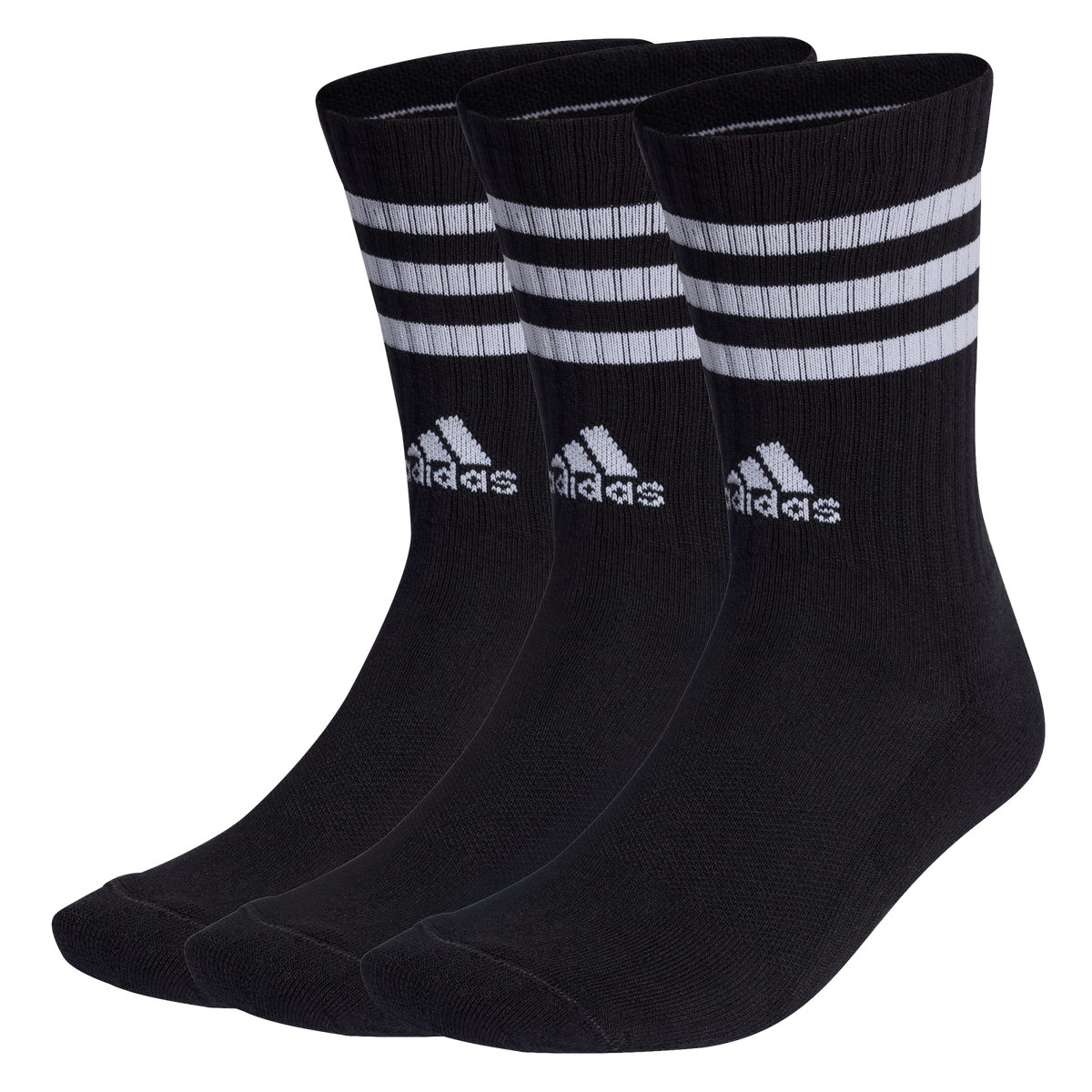 3-Stripes Cushioned Crew Socks 3 Pairs