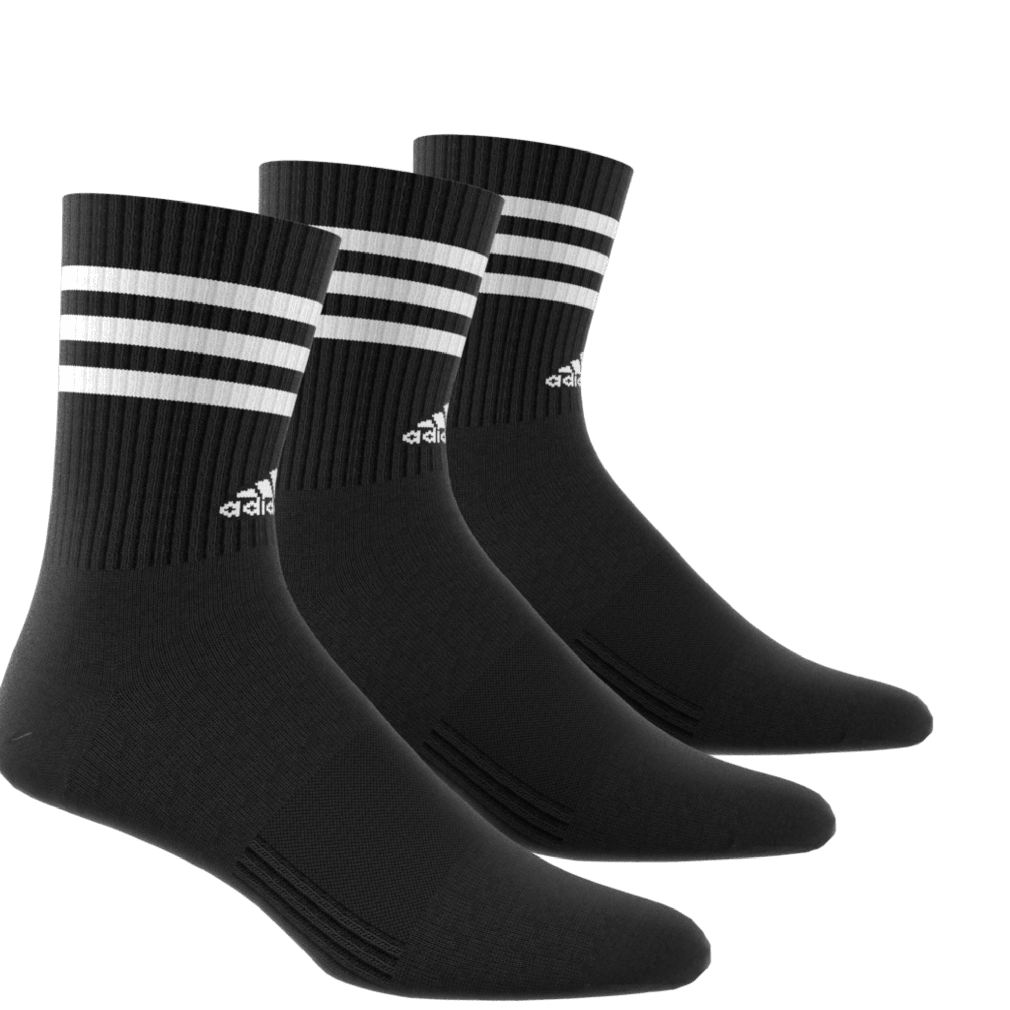 3-Stripes Cushioned Crew Socks 3 Pairs