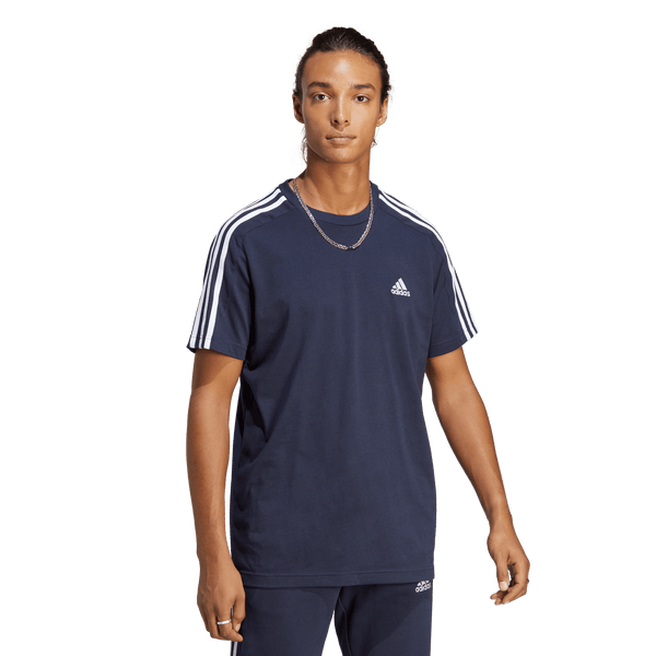 Essentials Single Jersey 3-Stripes T-Shirt (M)