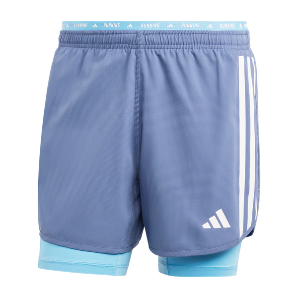 Own The Run 3-Stripes 2-in-1 Shorts