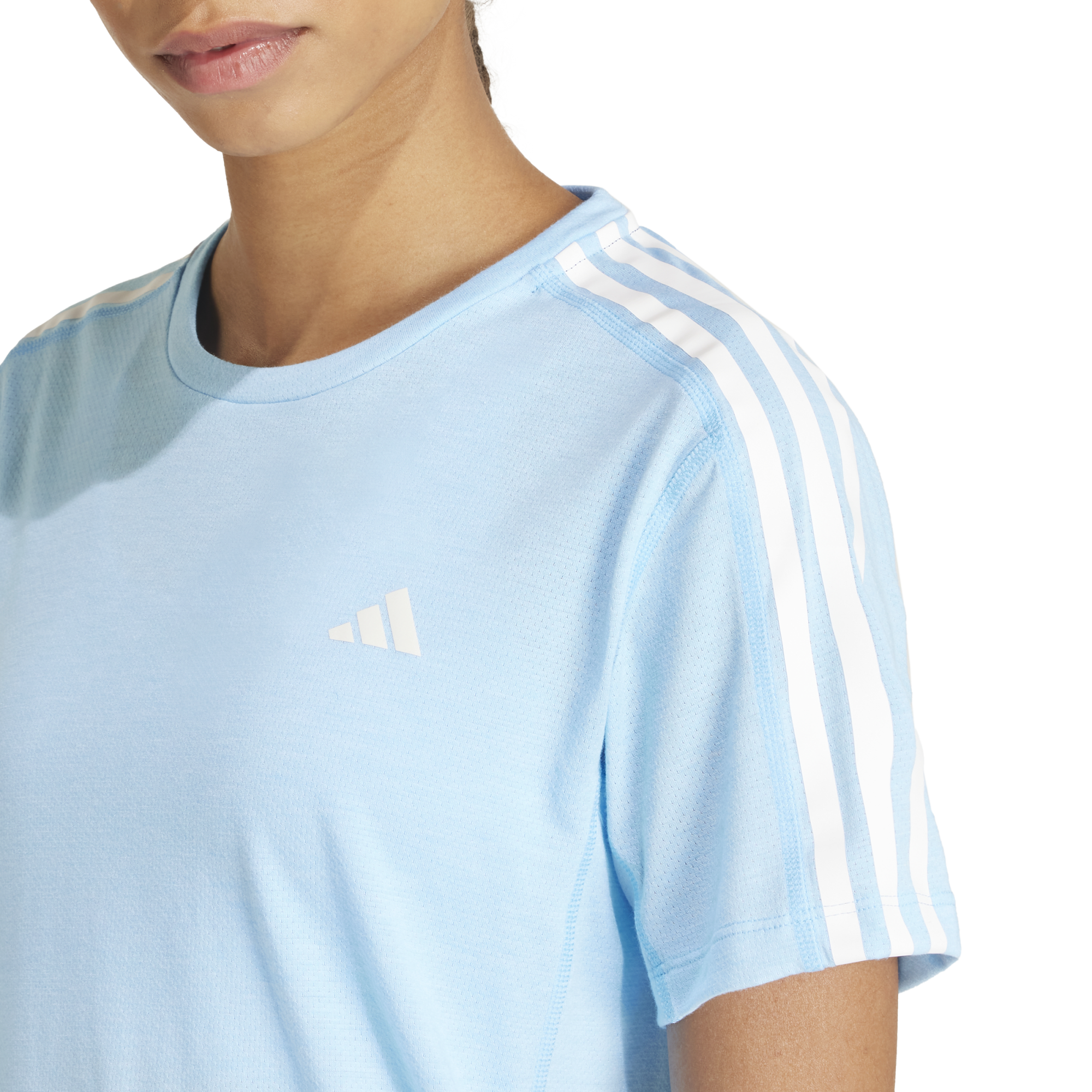 Own the Run 3-Stripes Tee