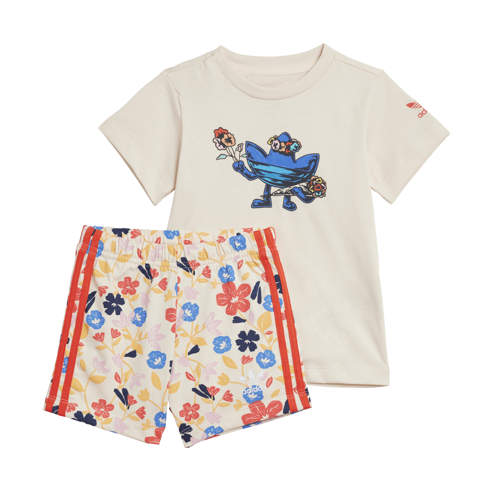 Floral Short Tee Set