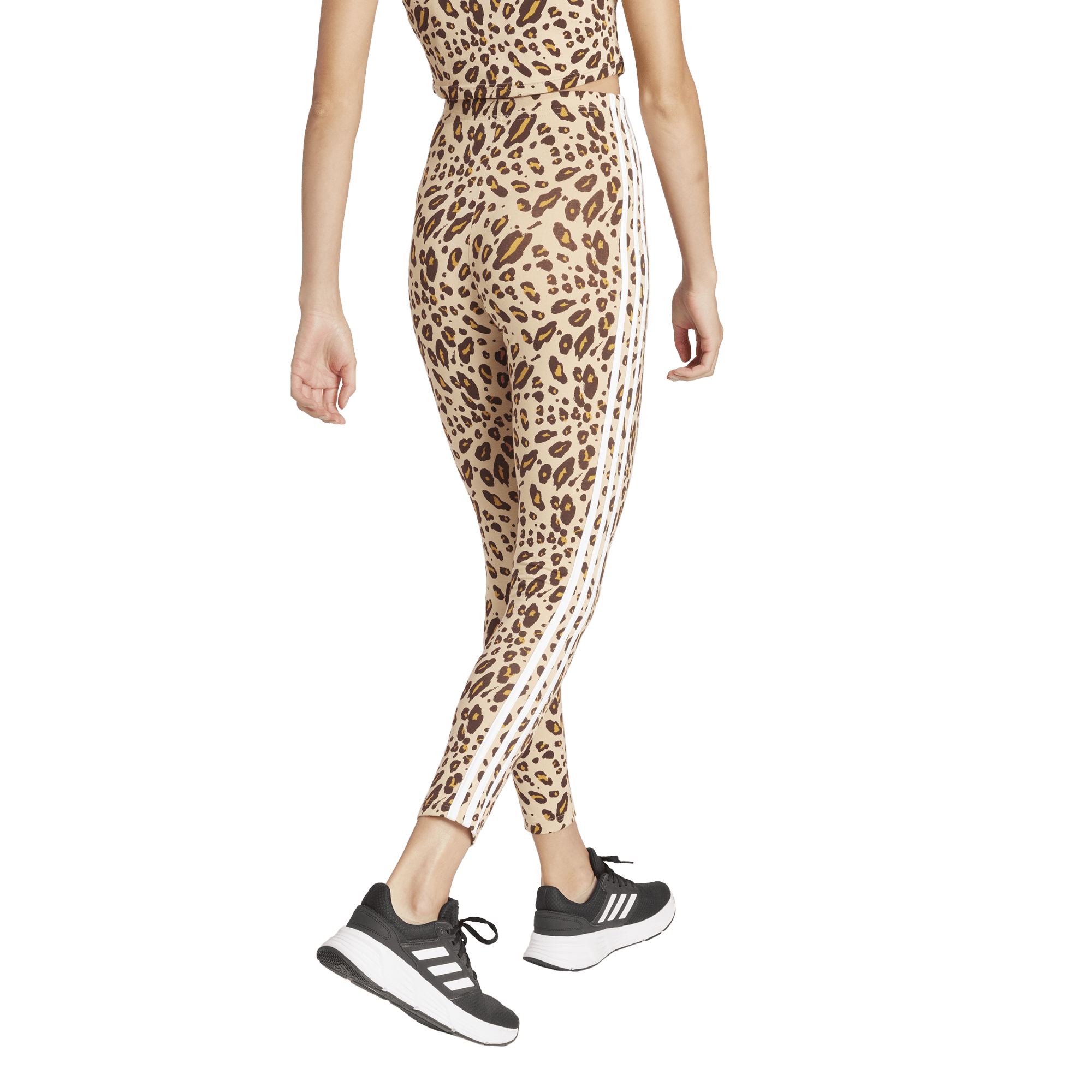 Essentials 3-Stripes Animal Print Leggings