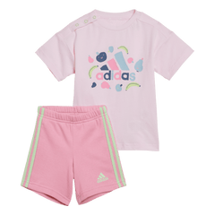 Essentials Allover Print Tee Set Kids-8
