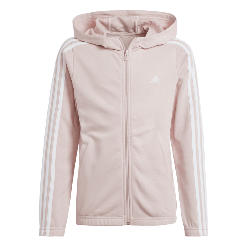Adidas 3-Stripes Full-Zip Hoodie – Kids
