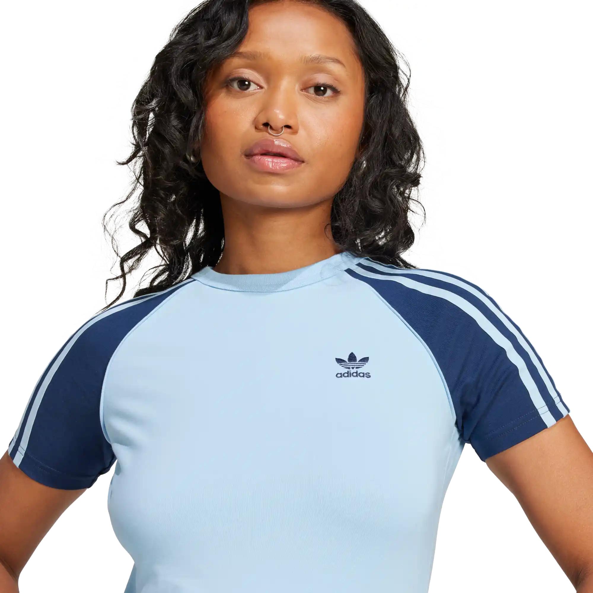 ADICOLOR 3 STRIPE RAGLAN SLIM TEE