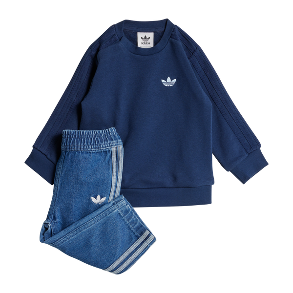 DENIM CREW SET