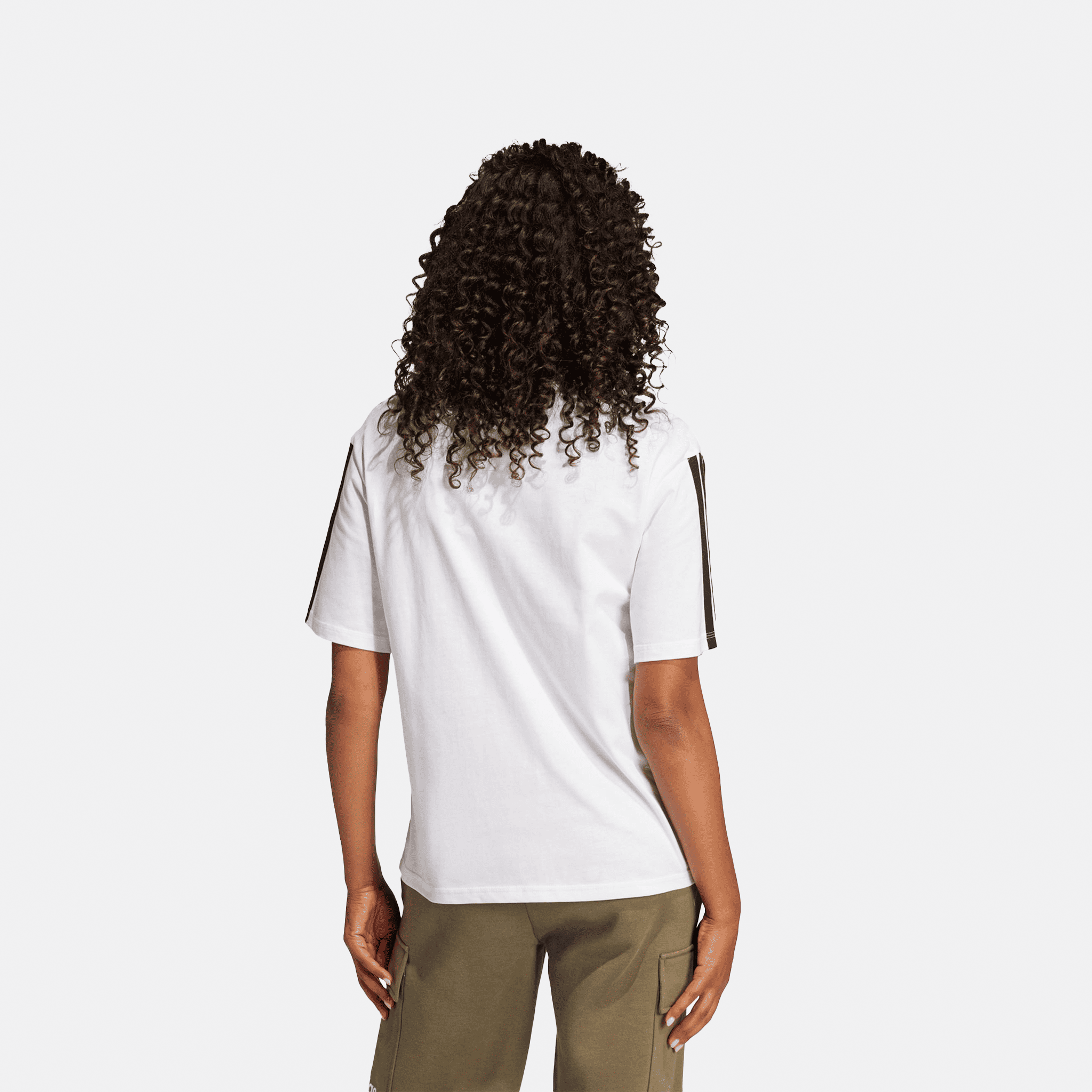 ESSENTIALS 3-STRIPES BOYFRIEND T-SHIRT