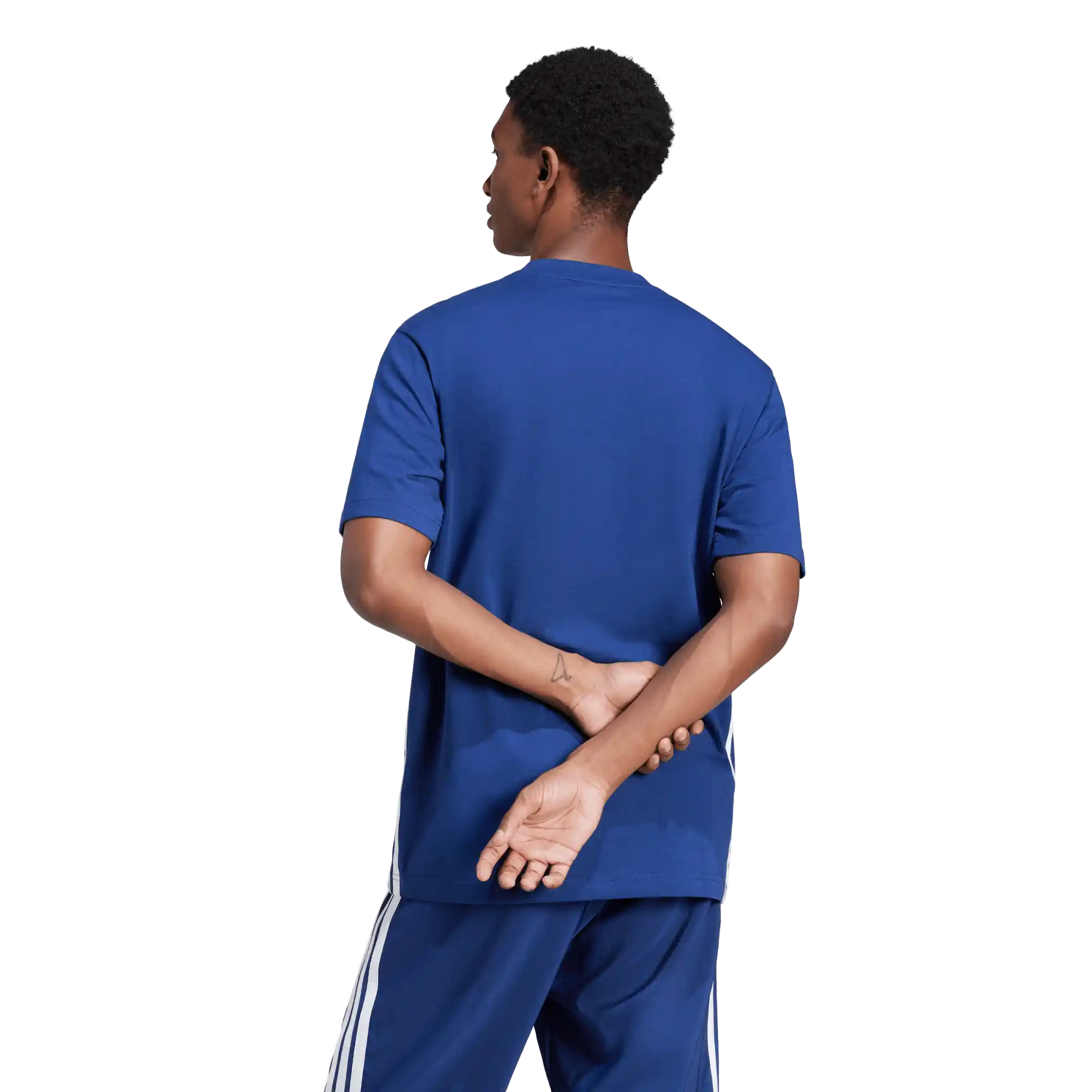 ESSENTIALS THREE STRIPES SINGLE JERSEY TEE
