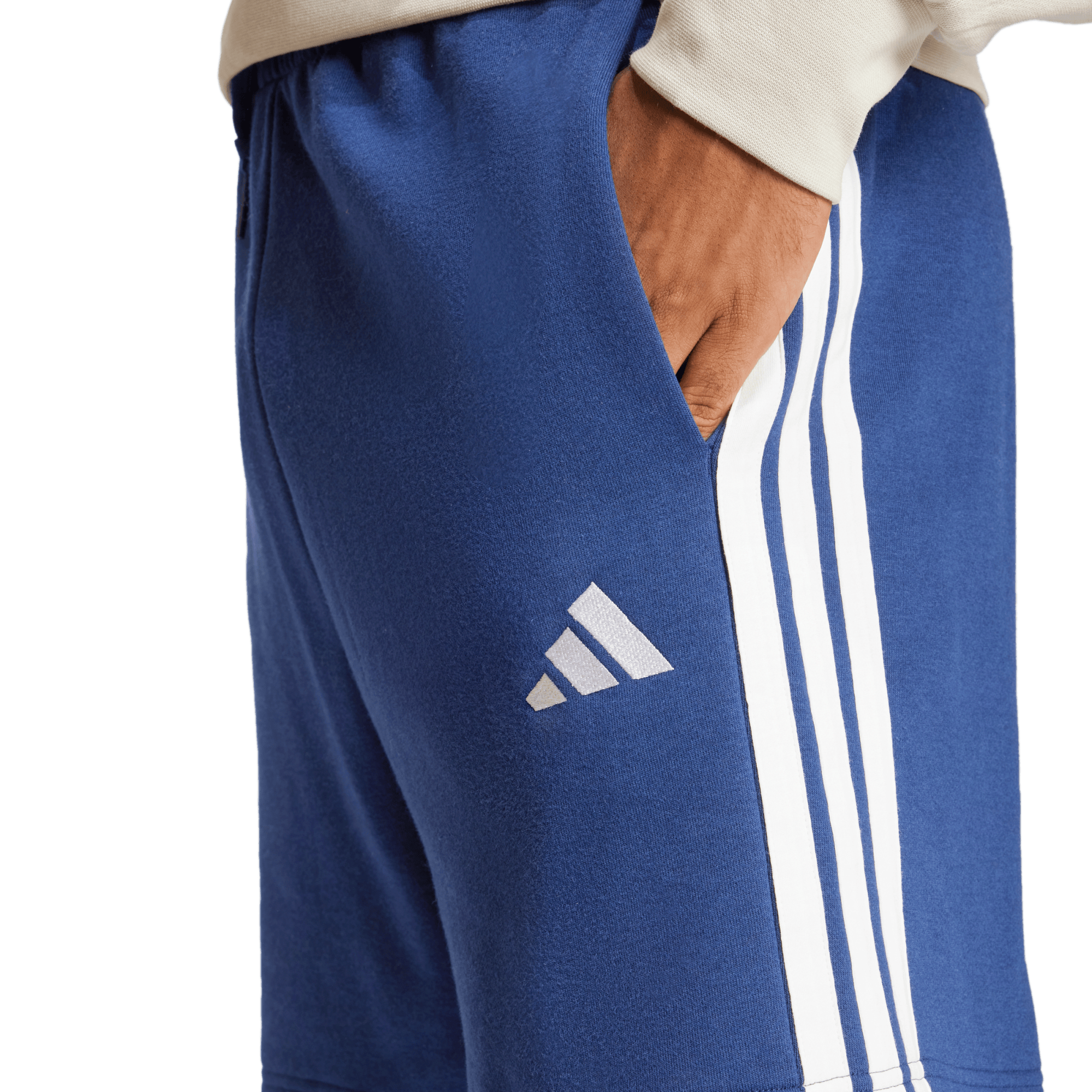 ESSENTIALS THREE STRIPES FRENCH TERRY SHORTS