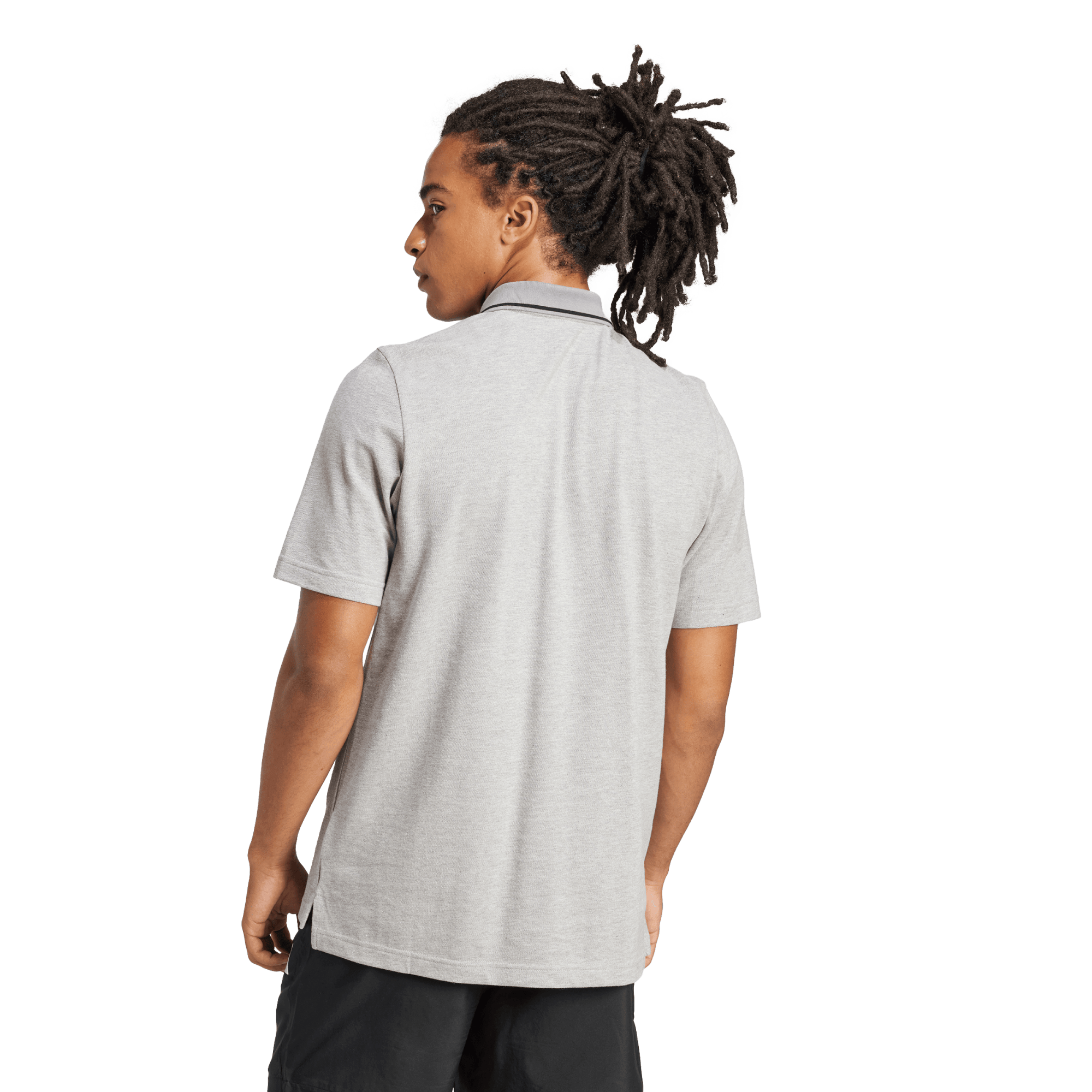 ESSENTIALS SMALL LOGO PIQUE POLO SHIRT