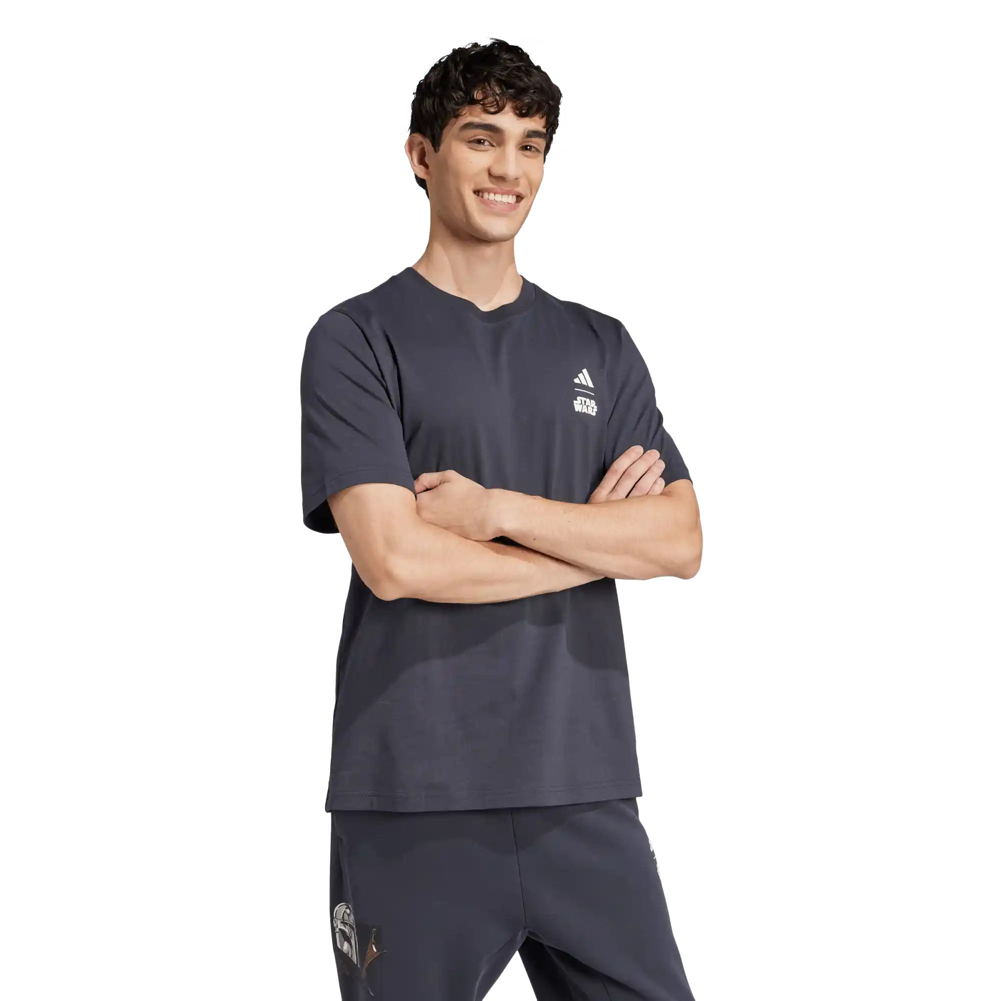 ADIDAS STAR WARS THE MANDALORIAN T-SHIRT REGULAR FIT BACK GRAPHIC