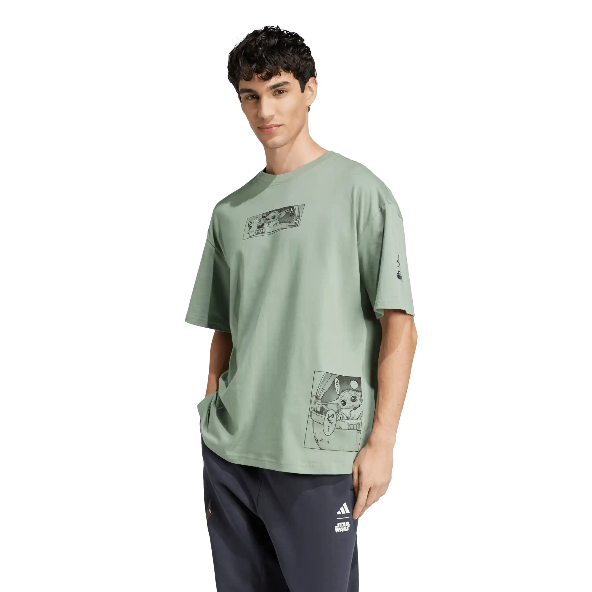 ADIDAS STAR WARS THE MANDALORIAN T-SHIRT LOOSE FIT