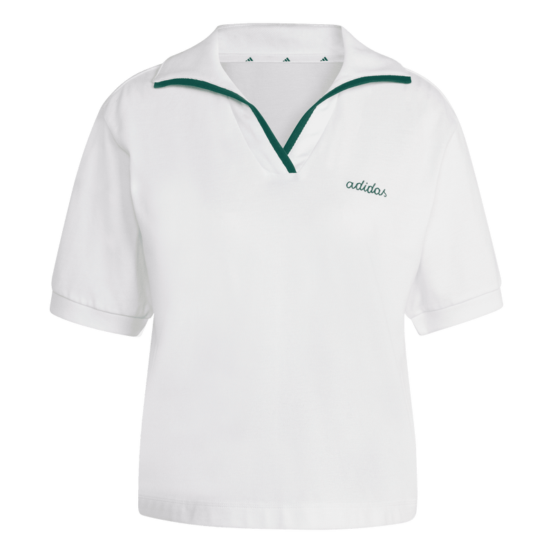 Seasonal Essentials Colorpop Polo with Embroidered Graphic