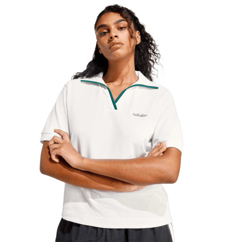 Seasonal Essentials Colorpop Polo with Embroidered Graphic