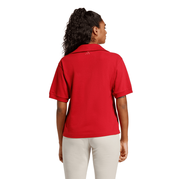 Seasonal Essentials Colorpop Polo with Embroidered Graphic