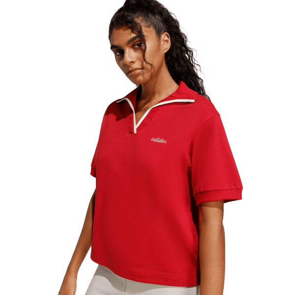 Seasonal Essentials Colorpop Polo with Embroidered Graphic