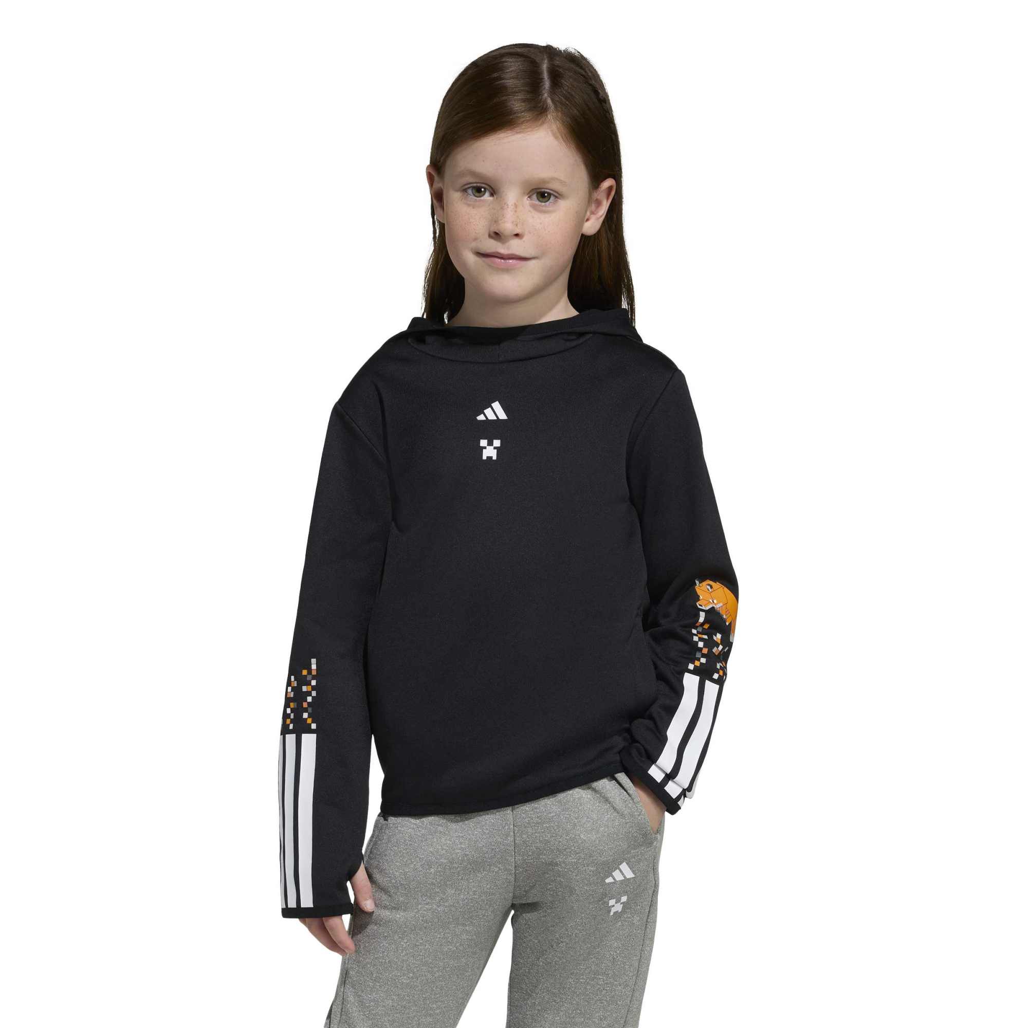 ADIDAS MINECRAFT TRAINING 3 STRIPES HOODIE