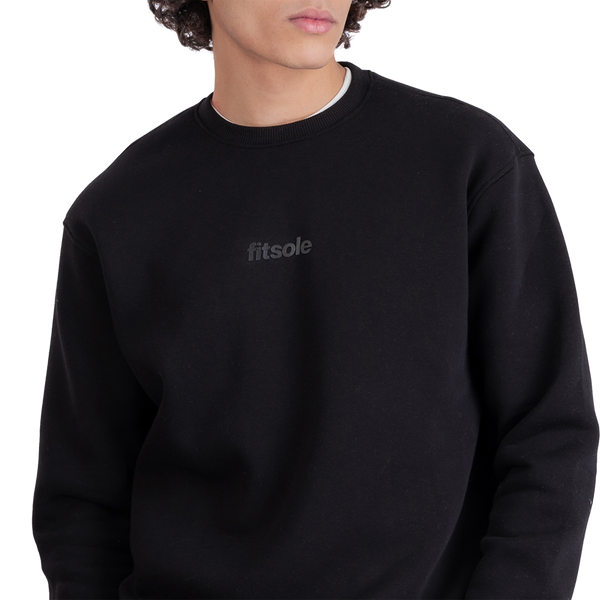 Fitsole Black Sweatshirt