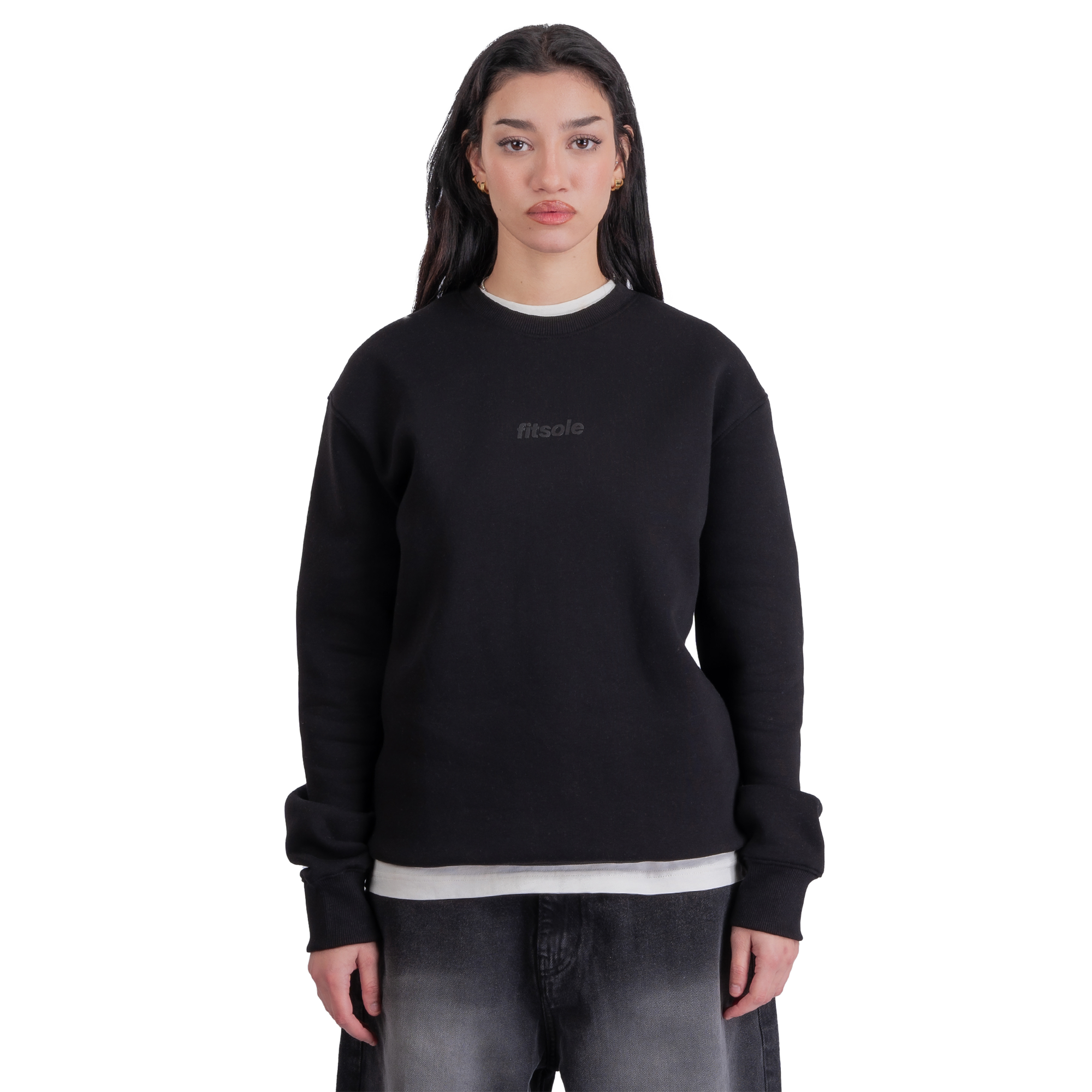 Fitsole Black Sweatshirt