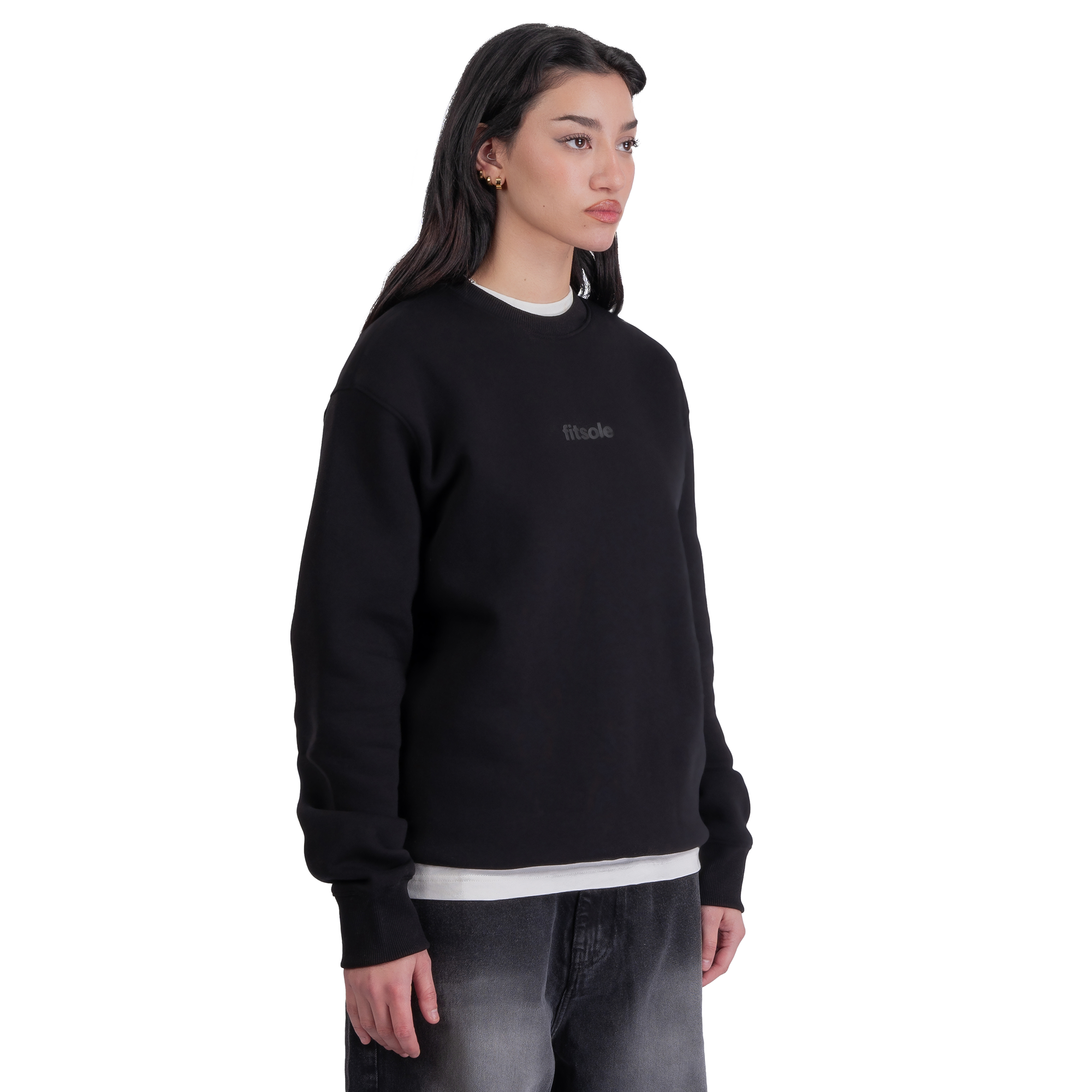 Fitsole Black Sweatshirt